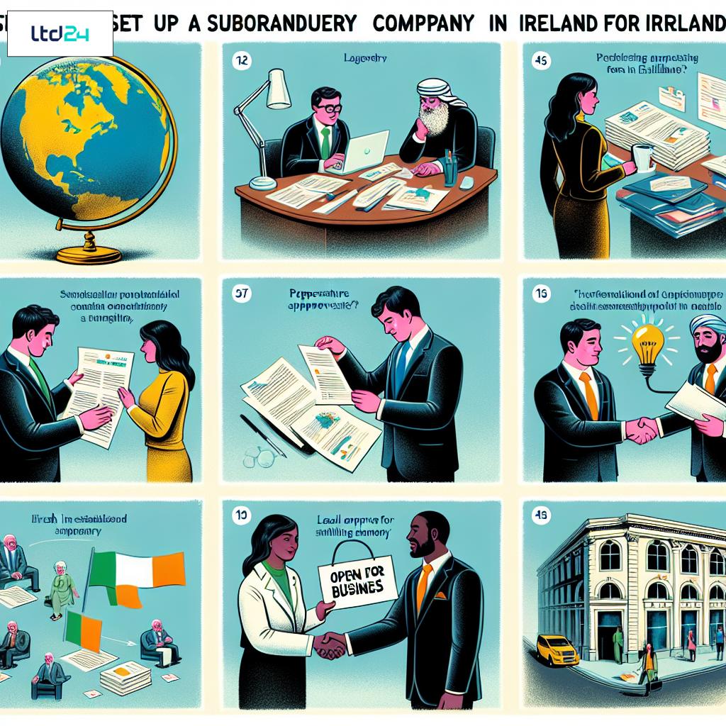 Steps To Set Up A Subsidiary Company In Ireland For Foreign Businesses