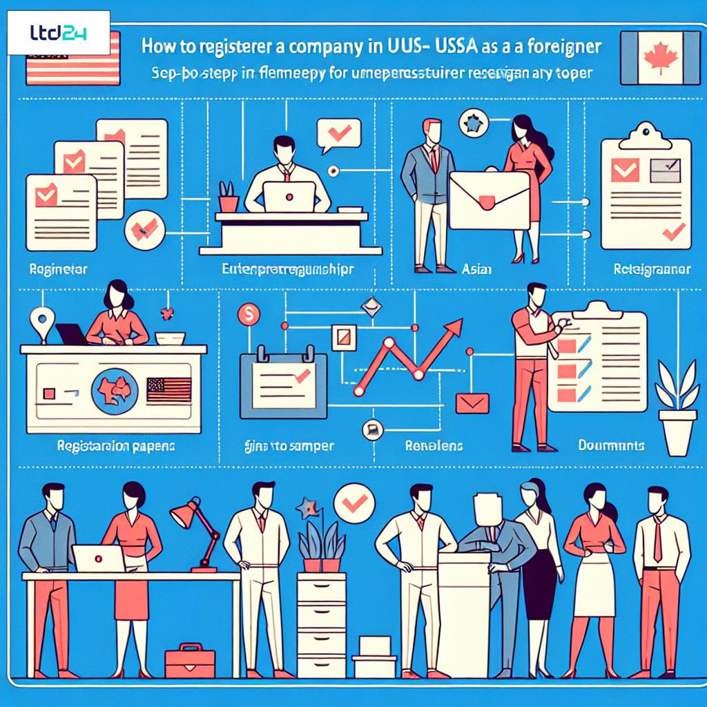 How to register a company in usa as a foreigner: Step-By-Step Guide For Entrepreneurs