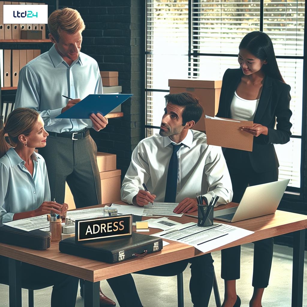 Change company director address for business compliance