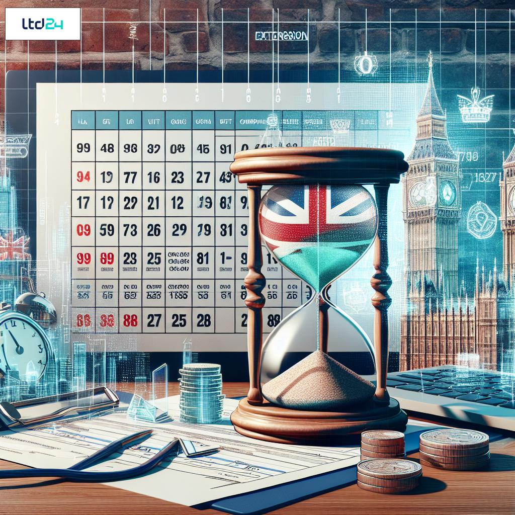 Extending company year end for UK company registration