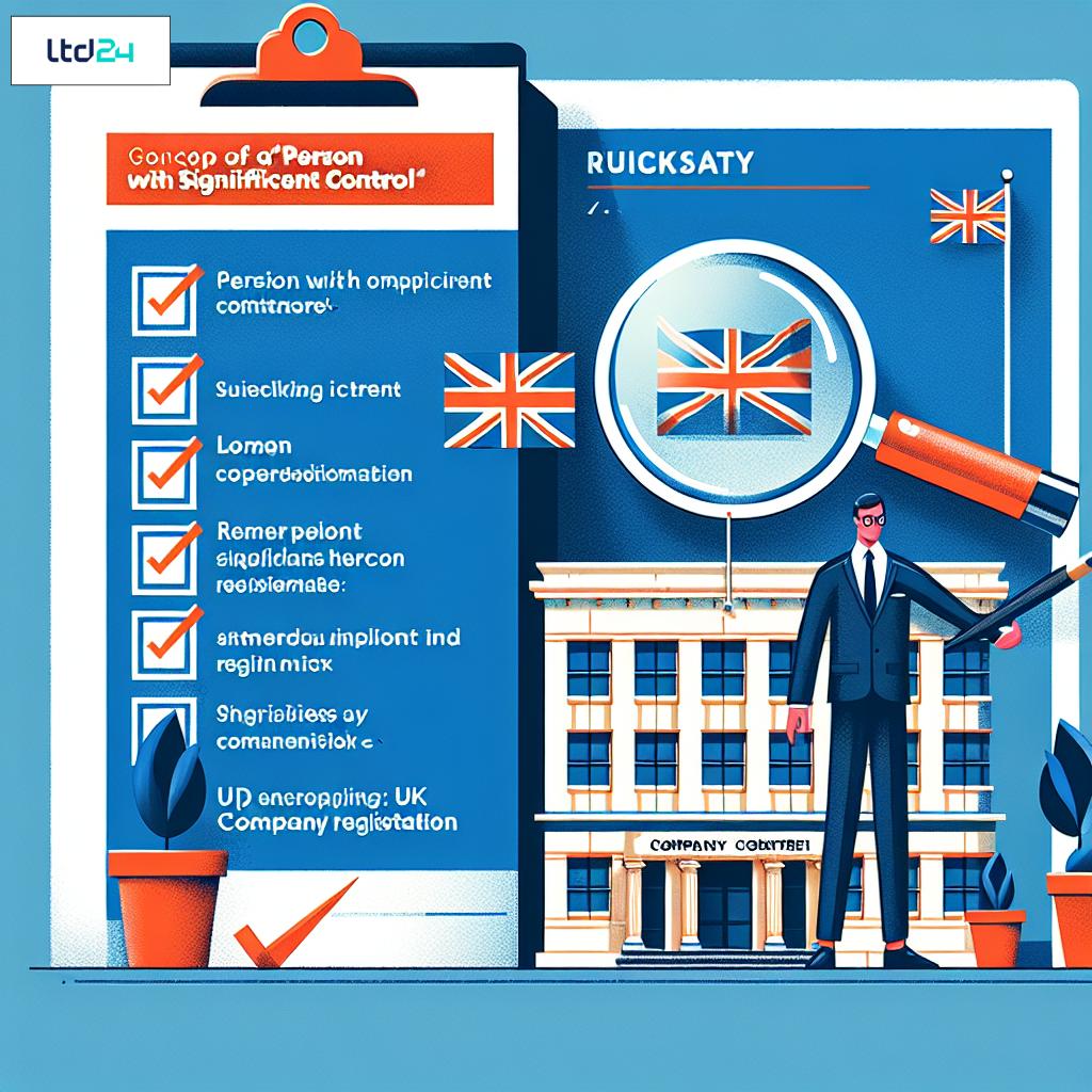 Meaning of person with significant control for UK company registration