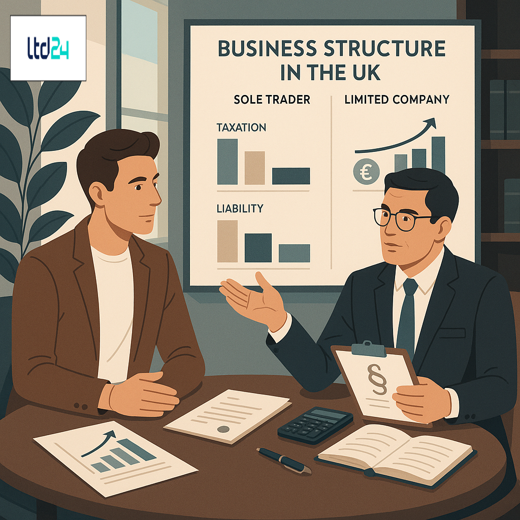 Sole Trader or Limited Company for UK Company Registration: How To Choose