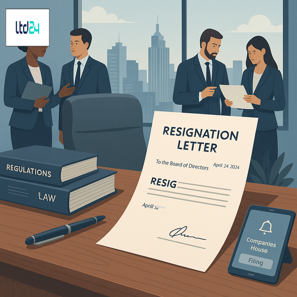 Director Resignation Letter Sample for Business Compliance