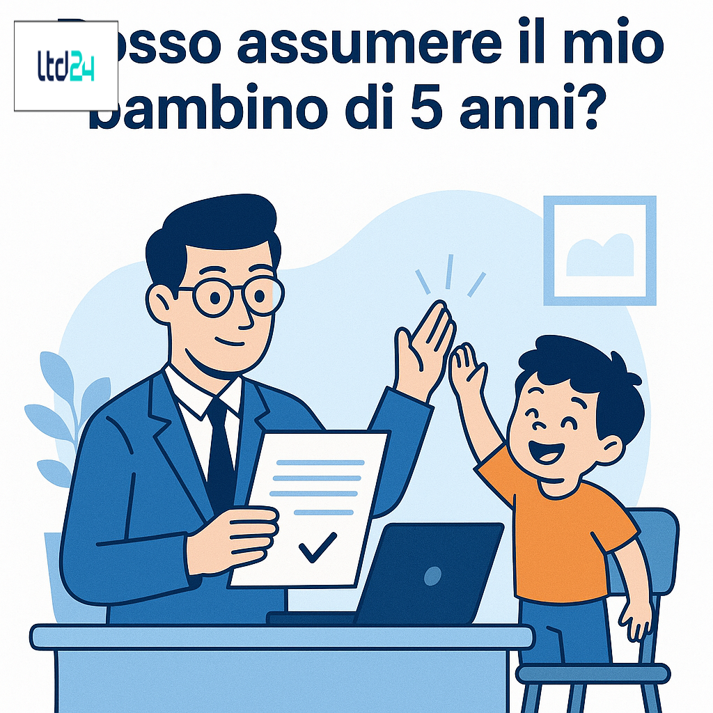 Can i hire my 5-year-old