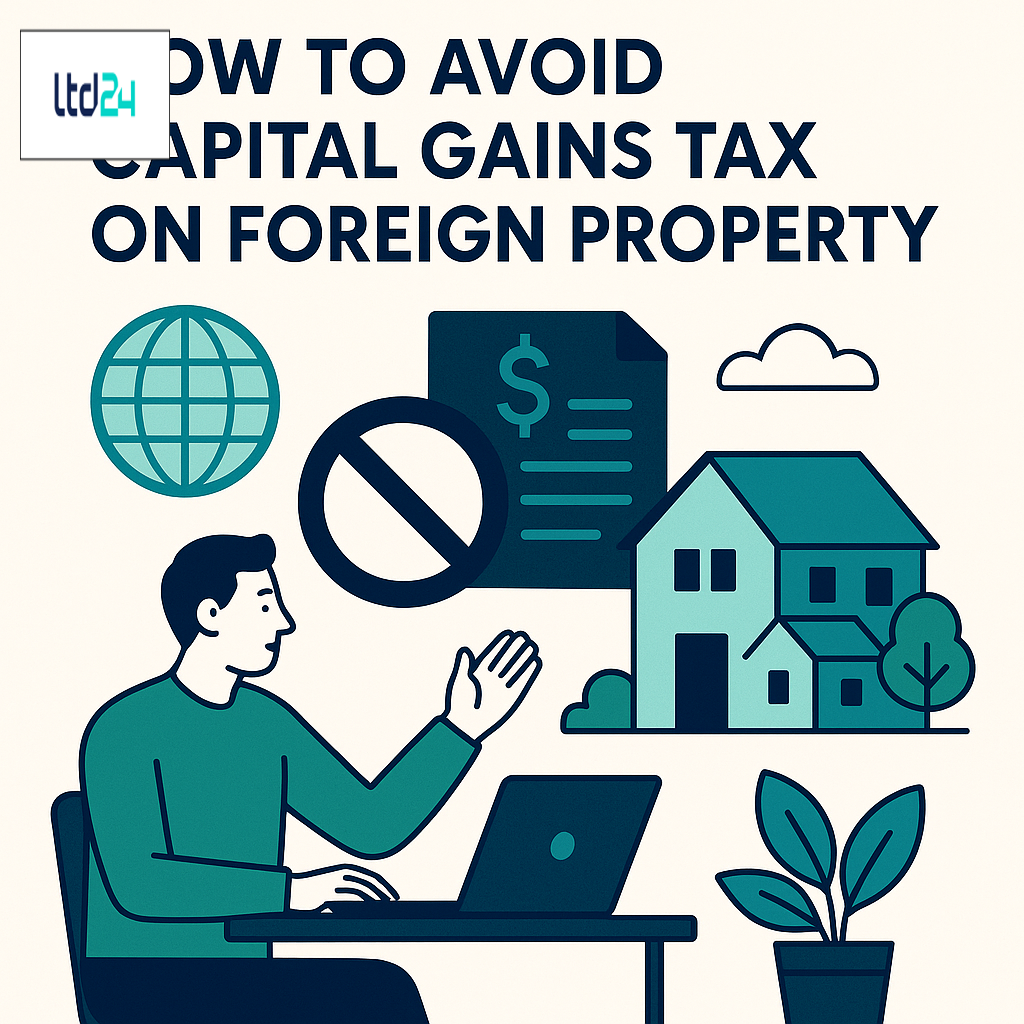 How to avoid capital gains tax on foreign property